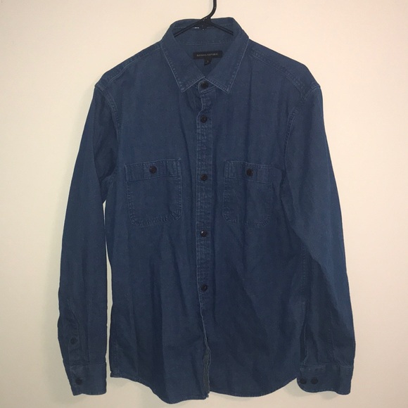 Banana Republic Other - Banana Republic Blue Jean button down, Large